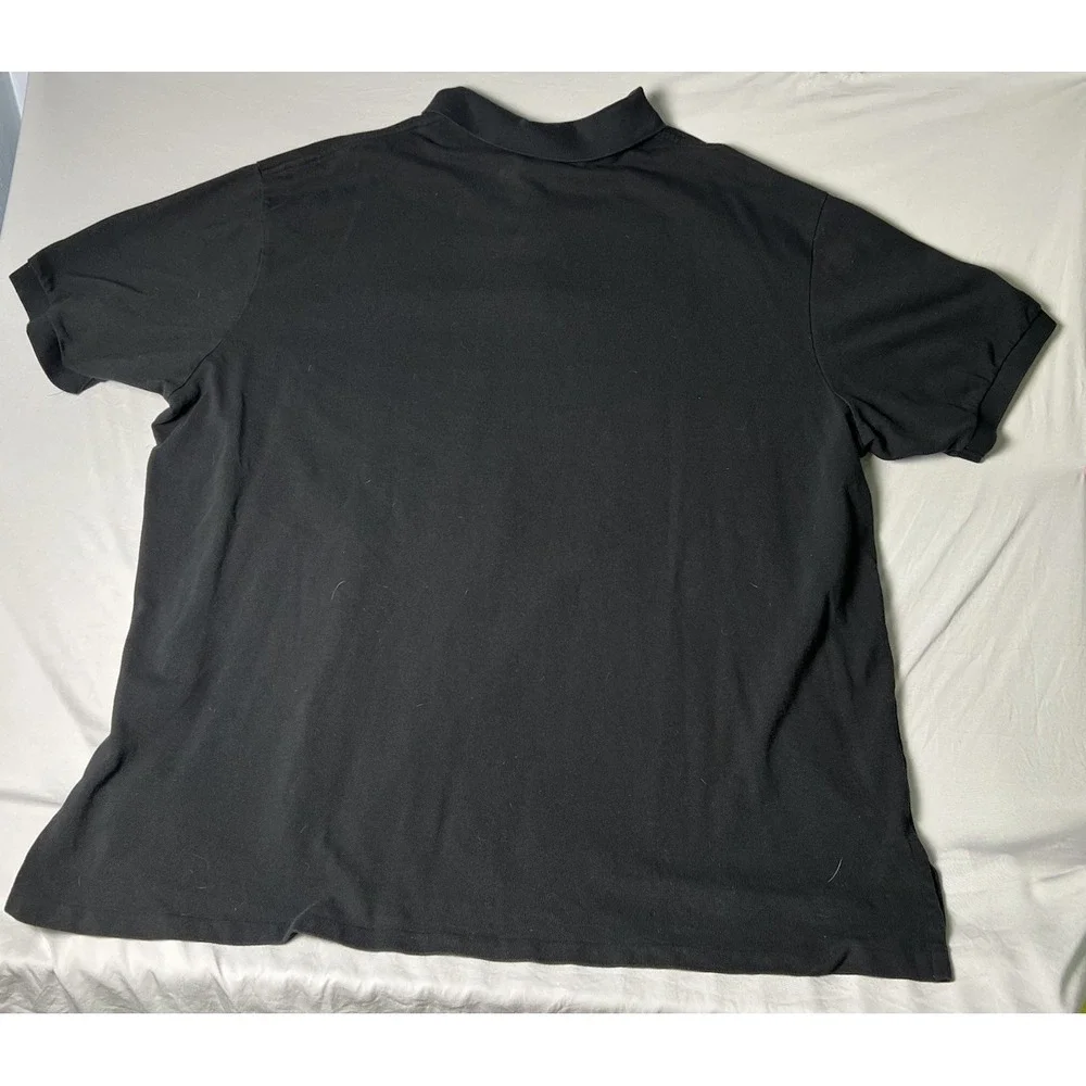 Polo Ralph Lauren Polo Shirt Mens 5XB Black Short Sleeve Red Pony Y2K